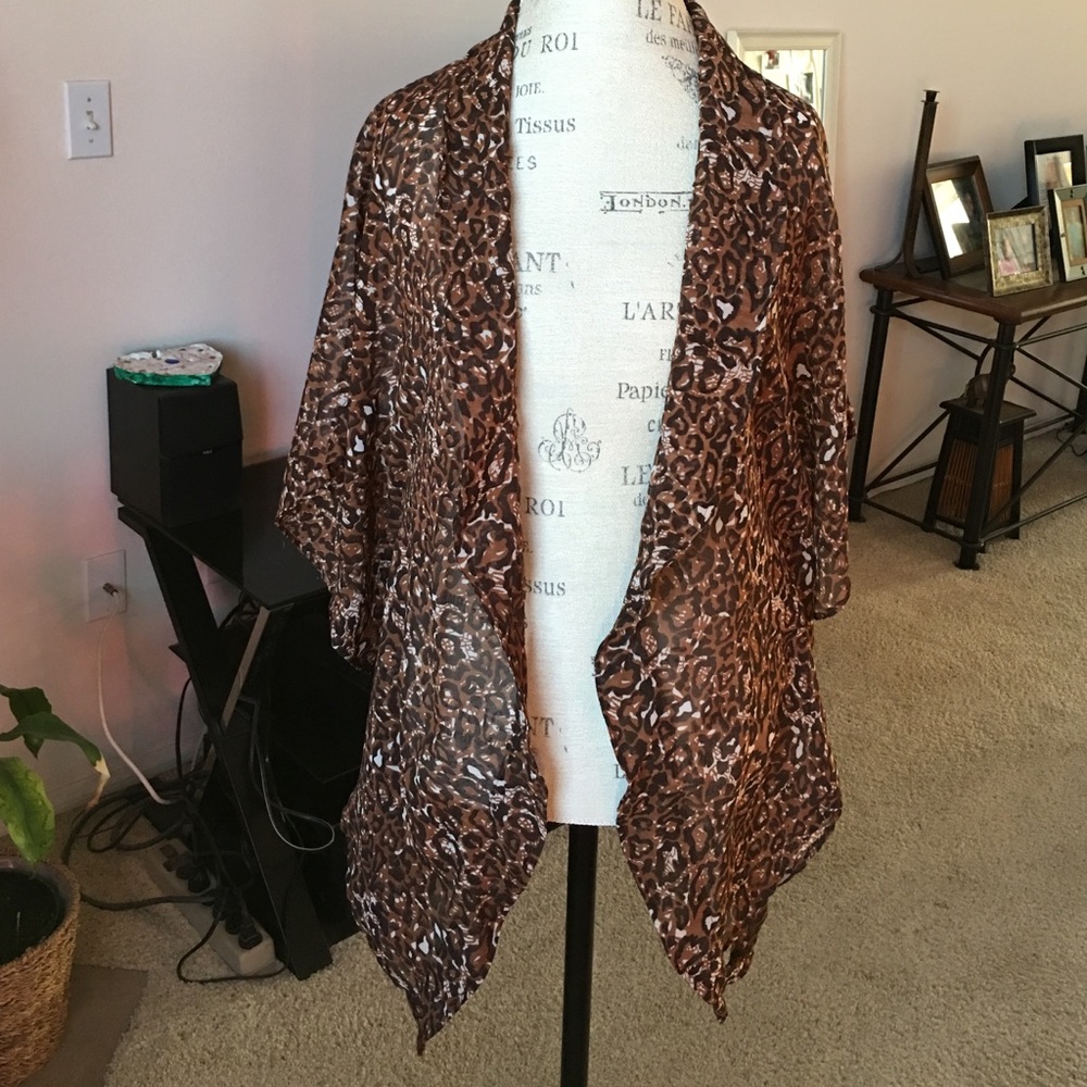 Leopard Print Cardigan